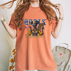 Boots On Da Ground Folding Fan Vintage Soft Unisex T-shirt 