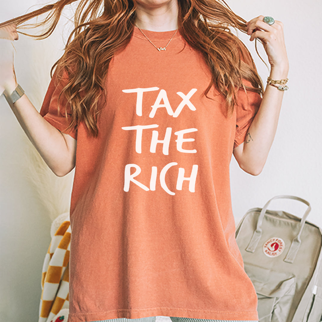 Tax the Rich Protest Wealth Inequality Vintage Soft Unisex T-shirt 