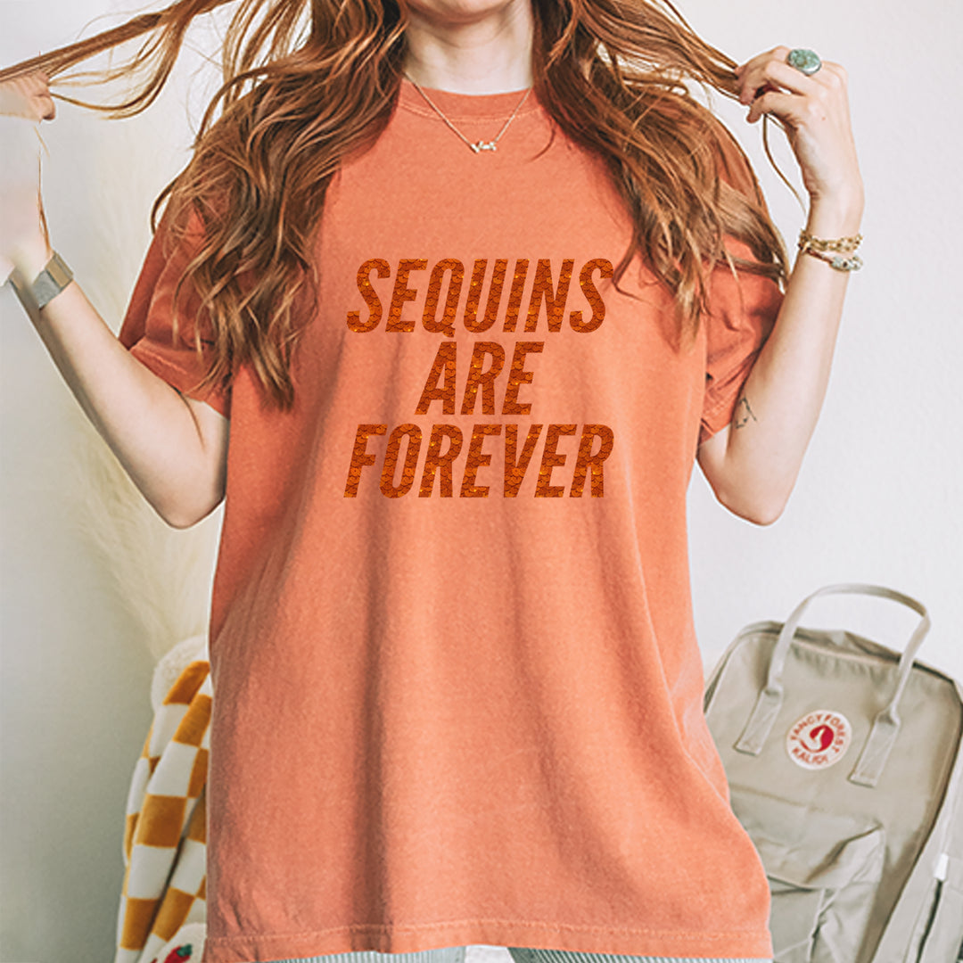 Sequins Are Forever Retro Glam Vintage Soft Unisex T-shirt 