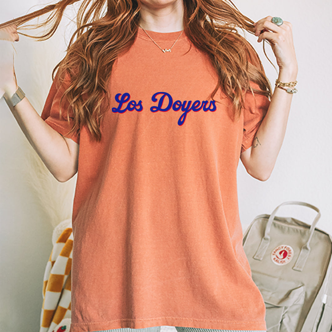 Los Doyers LA Baseball Vintage Soft Unisex T-shirt 