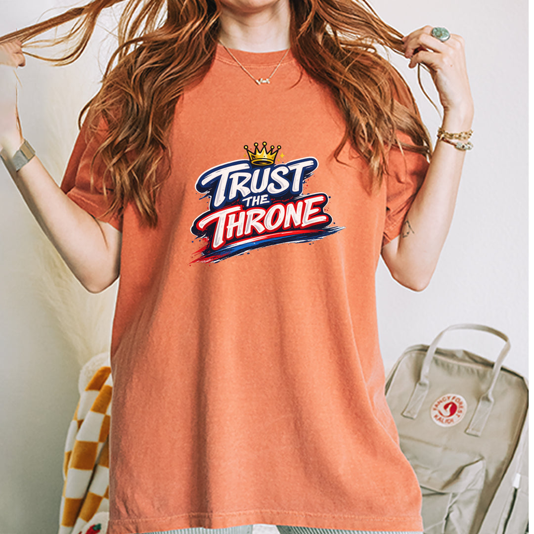 Trust The Throne Crown Philly Hoops Vintage Soft Unisex T-shirt 