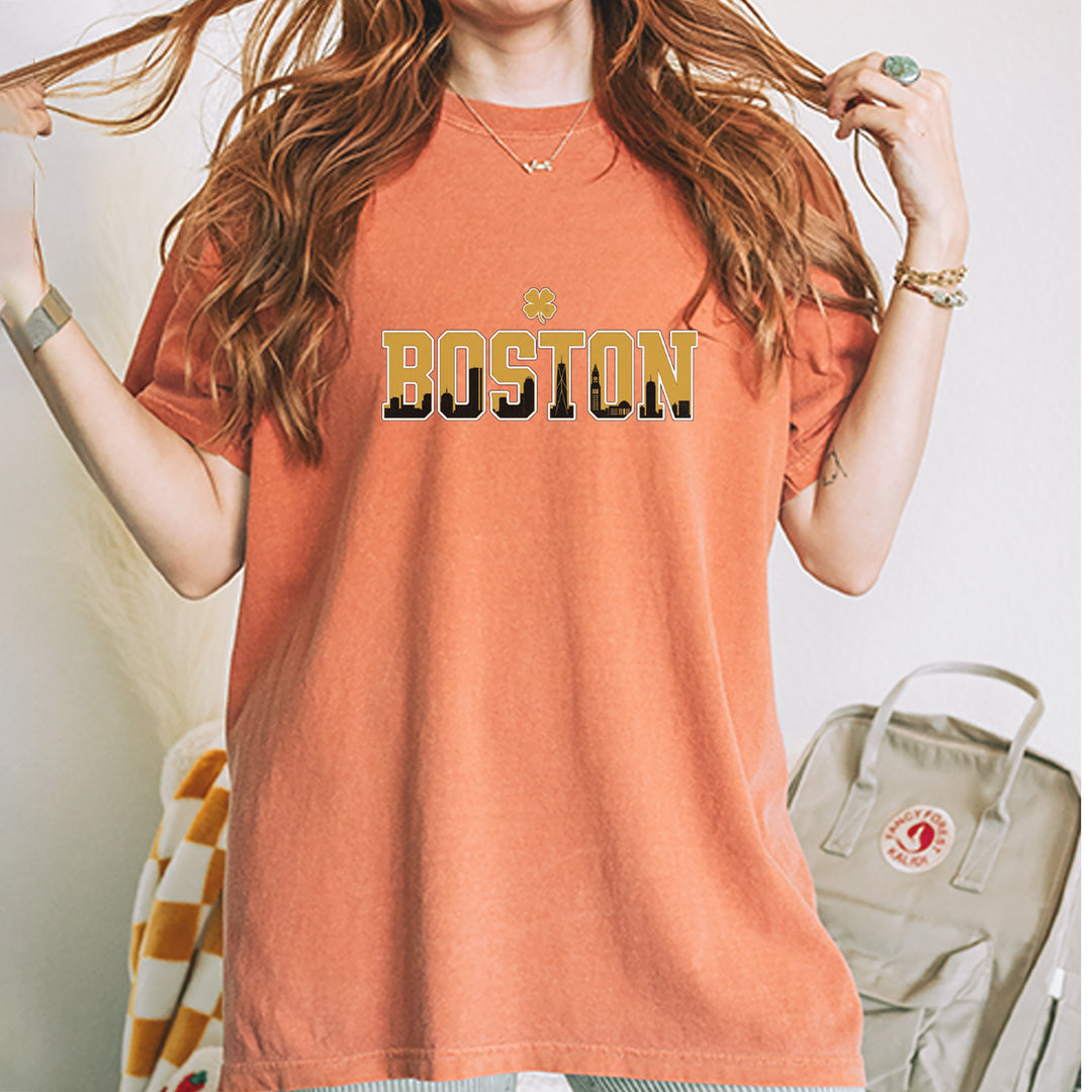 Boston City Pride Irish Vintage Soft Unisex T-shirt 