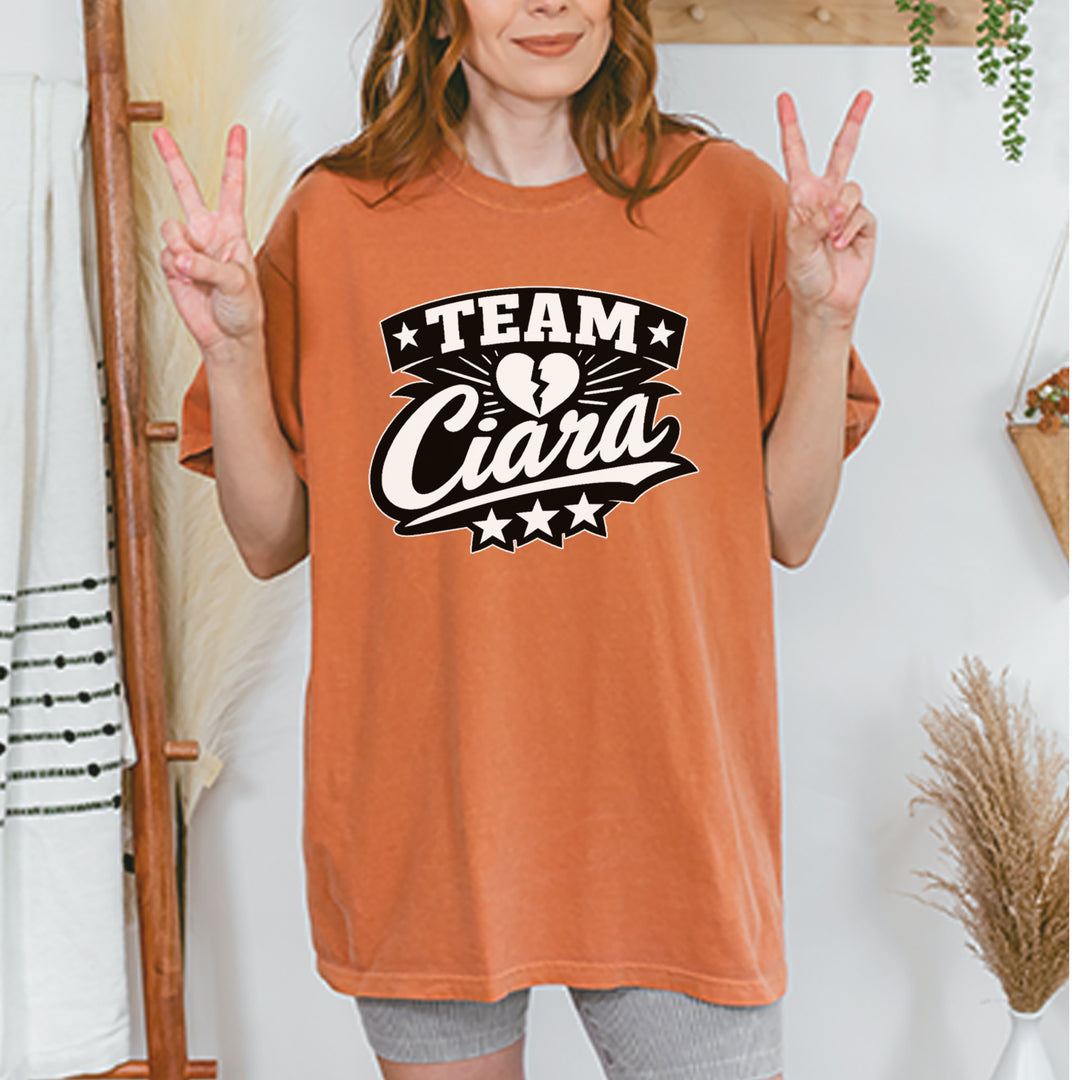 Team Ciara Scamanda Broken Heart Vintage Soft Unisex T-shirt 