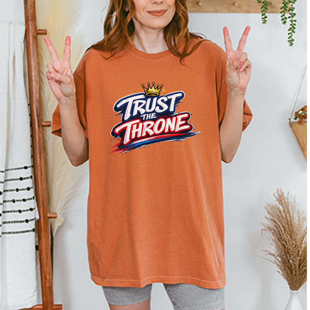 Trust The Throne Crown Philly Hoops Vintage Soft Unisex T-shirt 