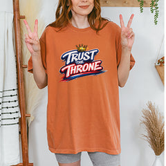 Trust The Throne Crown Philly Hoops Vintage Soft Unisex T-shirt 