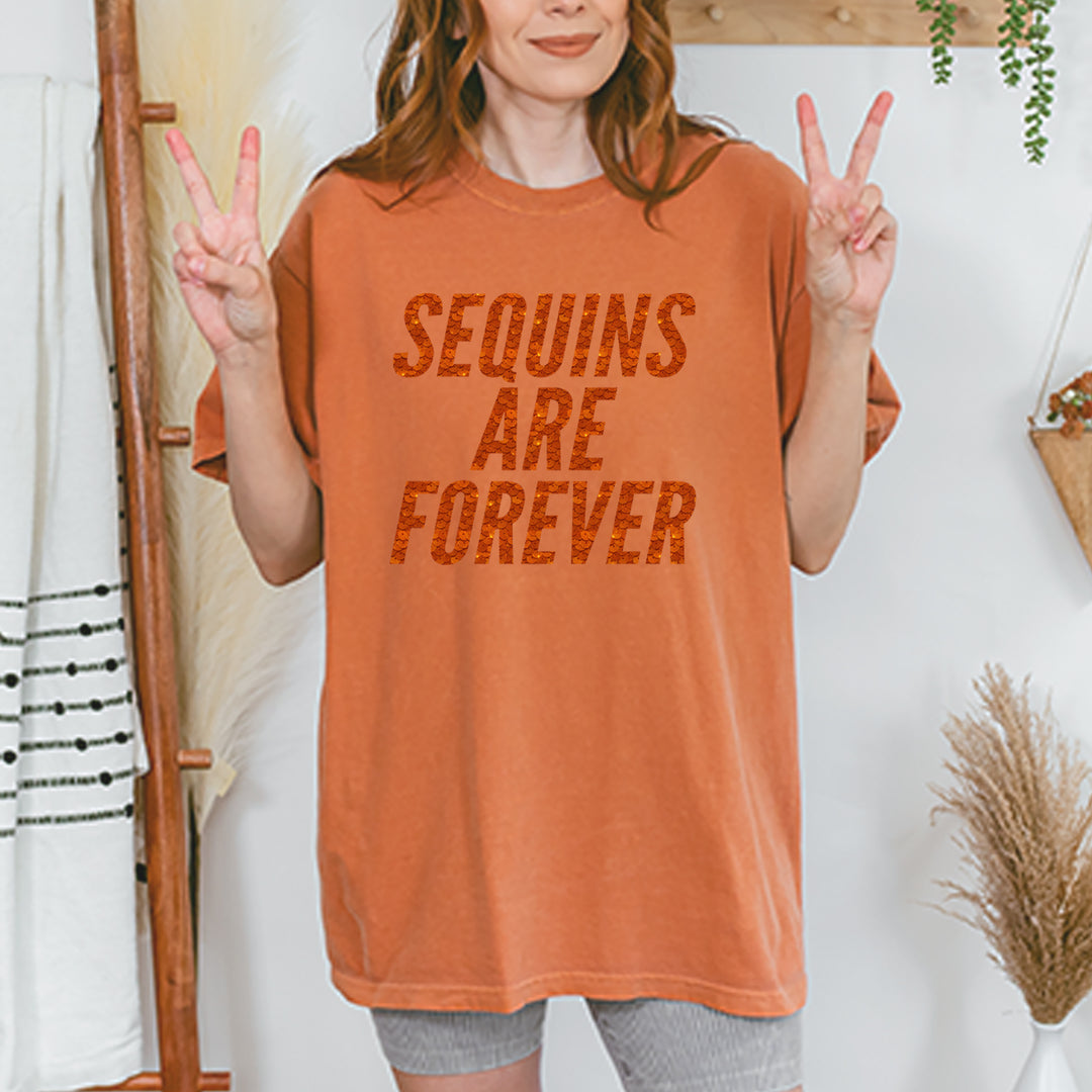 Sequins Are Forever Retro Glam Vintage Soft Unisex T-shirt 