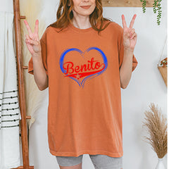 Benito Heart Puerto Rico Vintage Soft Unisex T-shirt 