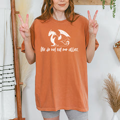 We Do Not Eat Our Allies Fourth Wing Basgiath Vintage Soft Unisex T-shirt 