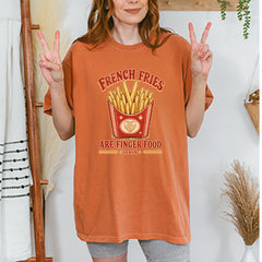 French Fries Are Finger Food IYKYK Vintage Soft Unisex T-shirt 