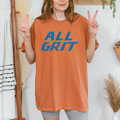 All Grit Detroit Football Vintage Soft Unisex T-shirt 