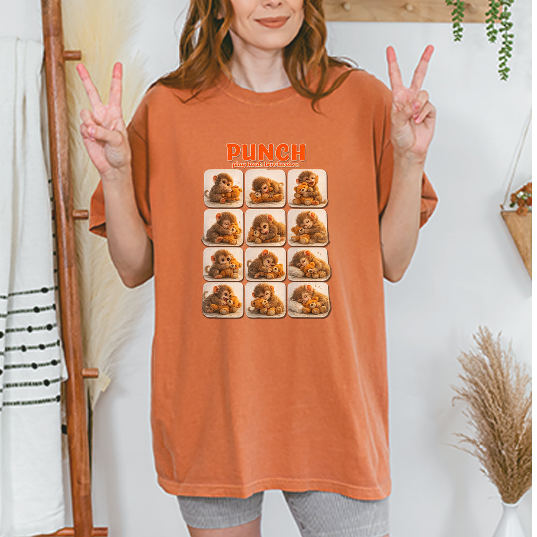 Punch Play Hard Love Harder Vintage Soft Unisex T-shirt 