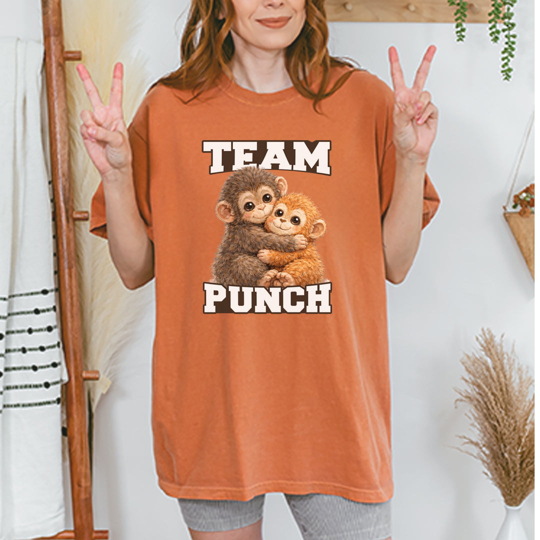 Team Punch Panchi-kun Monkey Vintage Soft Unisex T-shirt 