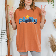 Skyline Philly Philadelphia Vintage Soft Unisex T-shirt 