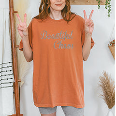Beautiful Chaos Glitter Music Festival Vintage Soft Unisex T-shirt 