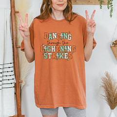 Dancing Through The Lightning Strikes Vintage Soft Unisex T-shirt 