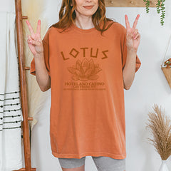 Lotus Hotel and Casino Vintage Soft Unisex T-shirt 