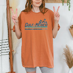 Gulf Of Mexico Established Year 1550 Vintage Soft Unisex T-shirt 