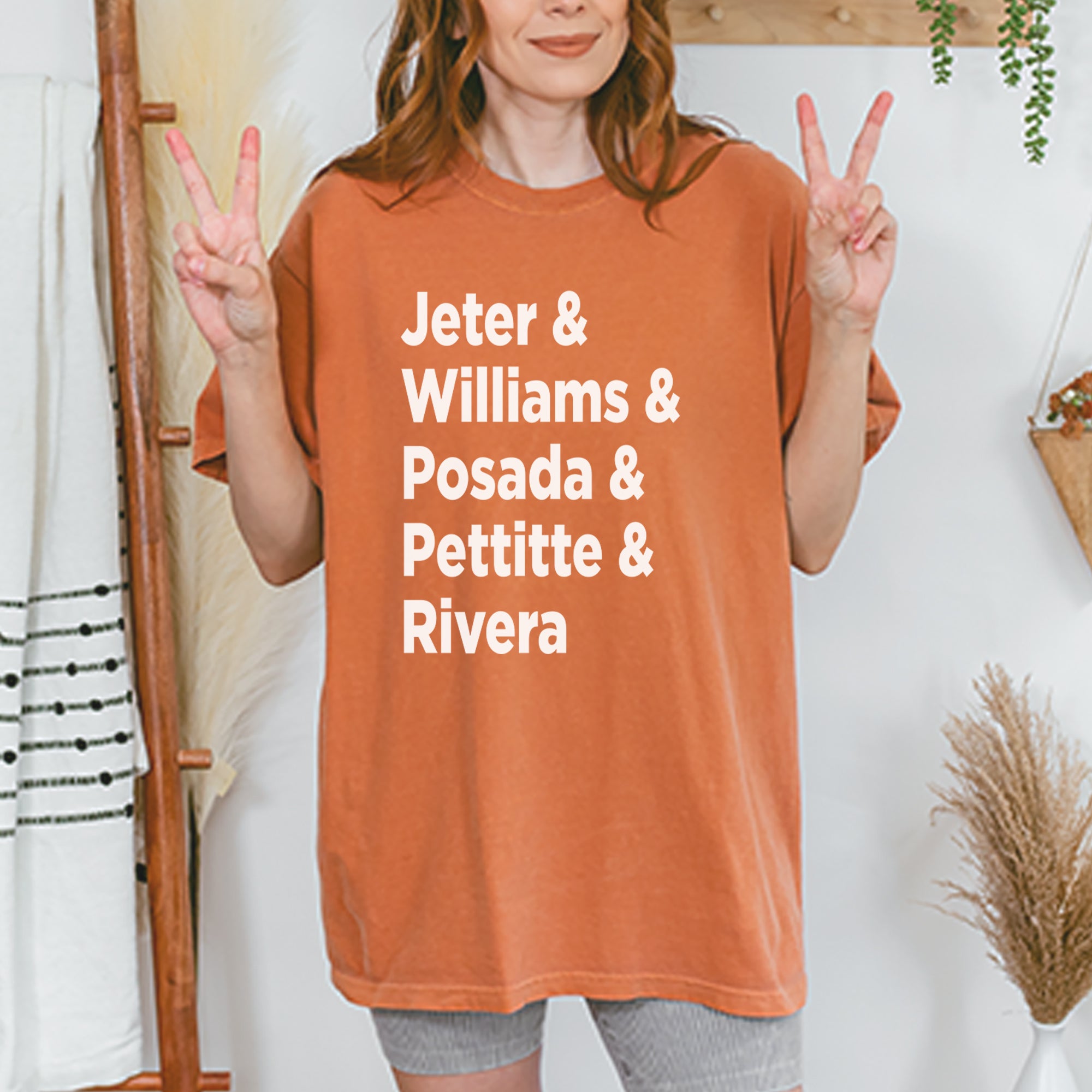 Jeter & Williams & Posada & Pettitte & Rivera Vintage Soft Unisex T-shirt 