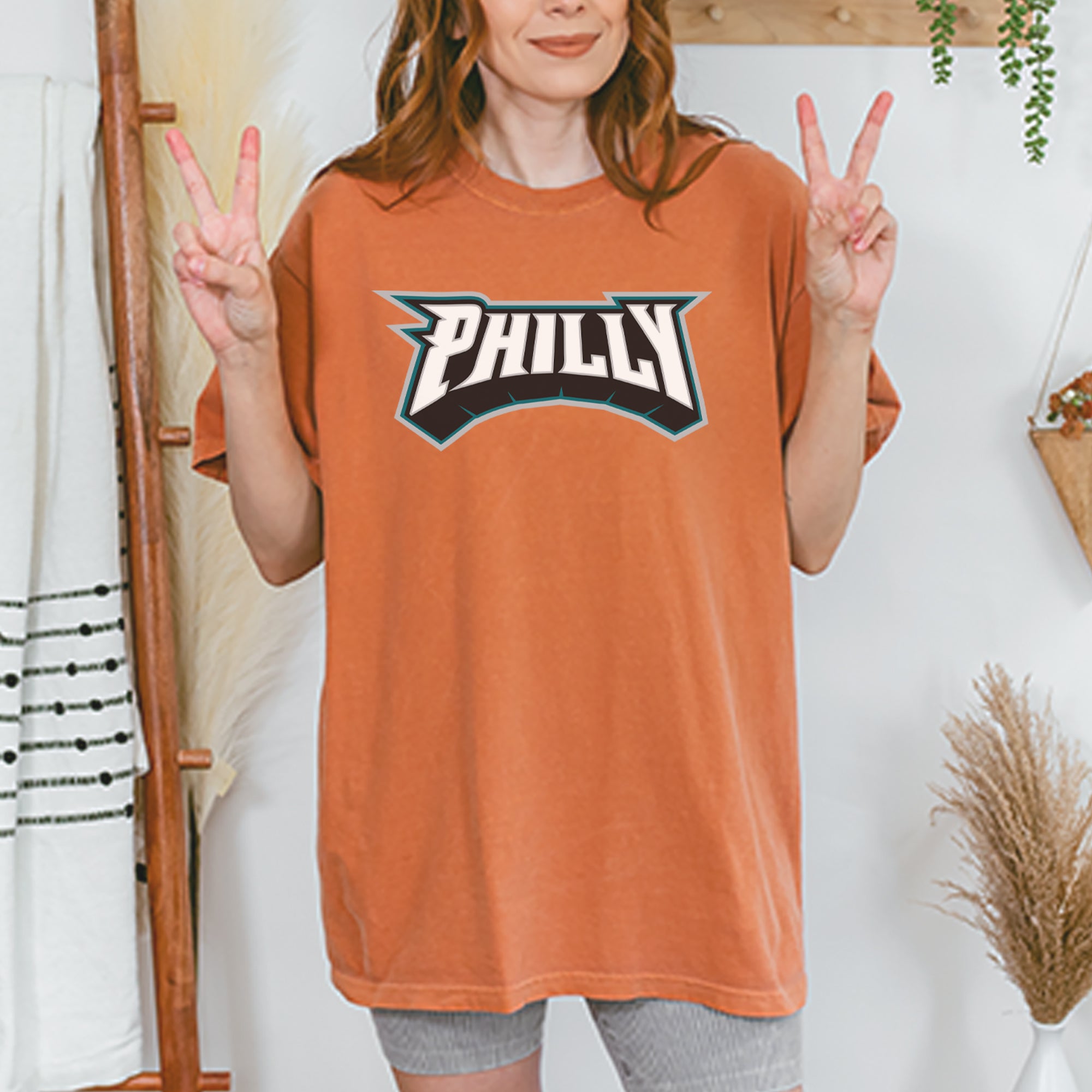Philly Bold Block Throwback Vintage Soft Unisex T-shirt 