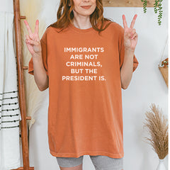 Immigrants Are Not Criminals Vintage Soft Unisex T-shirt 