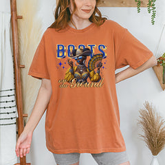 Boots On Da Ground Folding Fan Vintage Soft Unisex T-shirt 