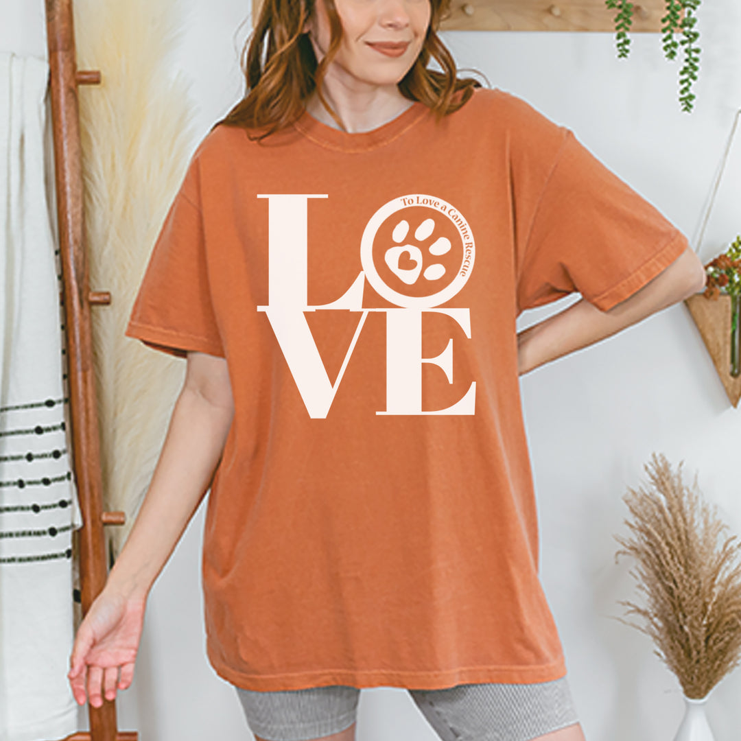 TLC LOVE Dog Rescue Vintage Soft Unisex T-shirt 