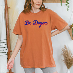 Los Doyers LA Baseball Vintage Soft Unisex T-shirt 