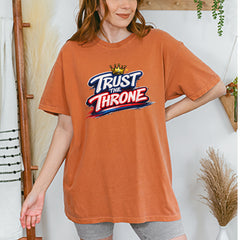 Trust The Throne Crown Philly Hoops Vintage Soft Unisex T-shirt 