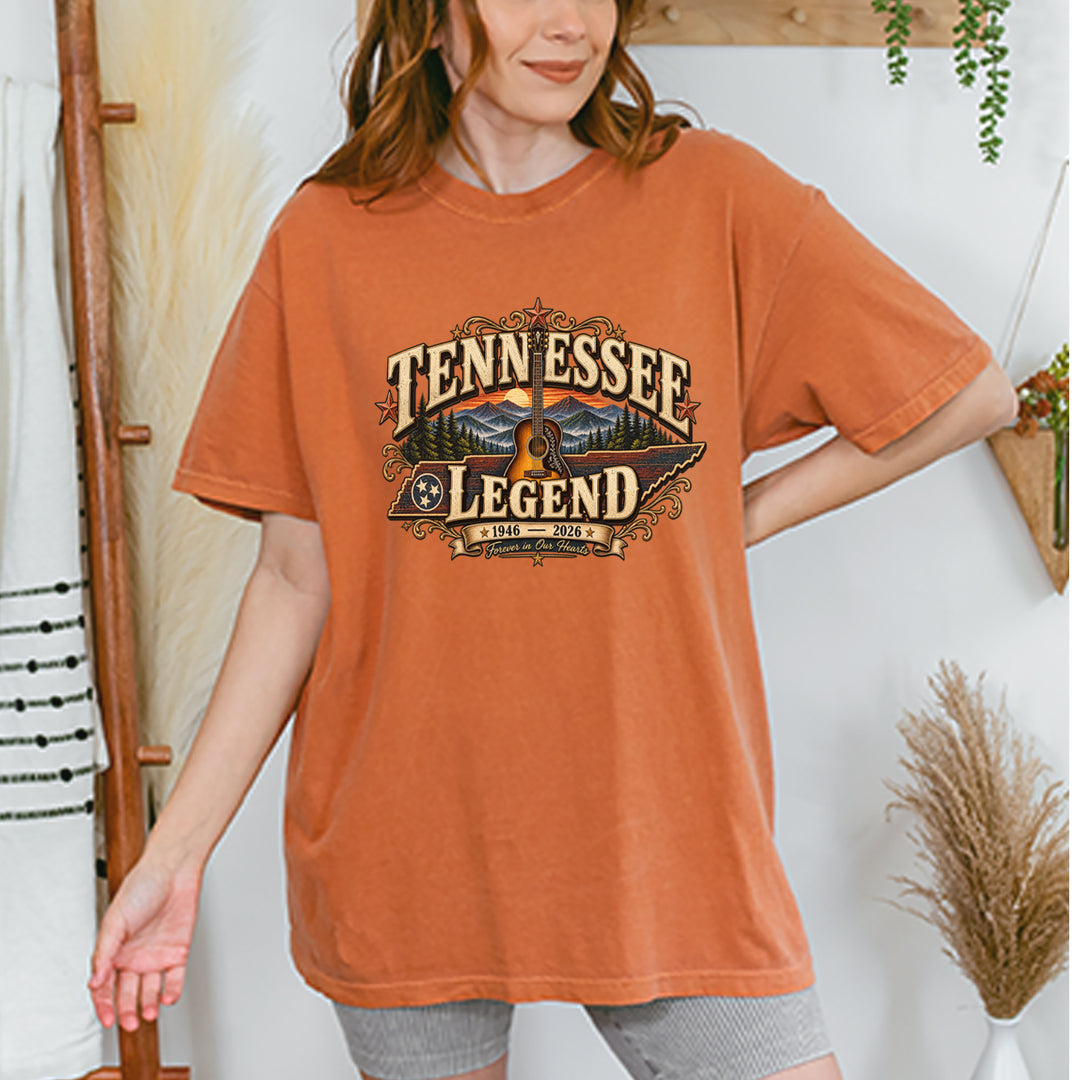 Tennessee Legend Country Music Dolly Vintage Soft Unisex T-shirt 