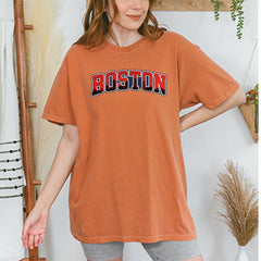 Boston City Pride Skyline Vintage Soft Unisex T-shirt 