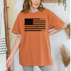 Redacted American Flag Vintage Soft Unisex T-shirt 