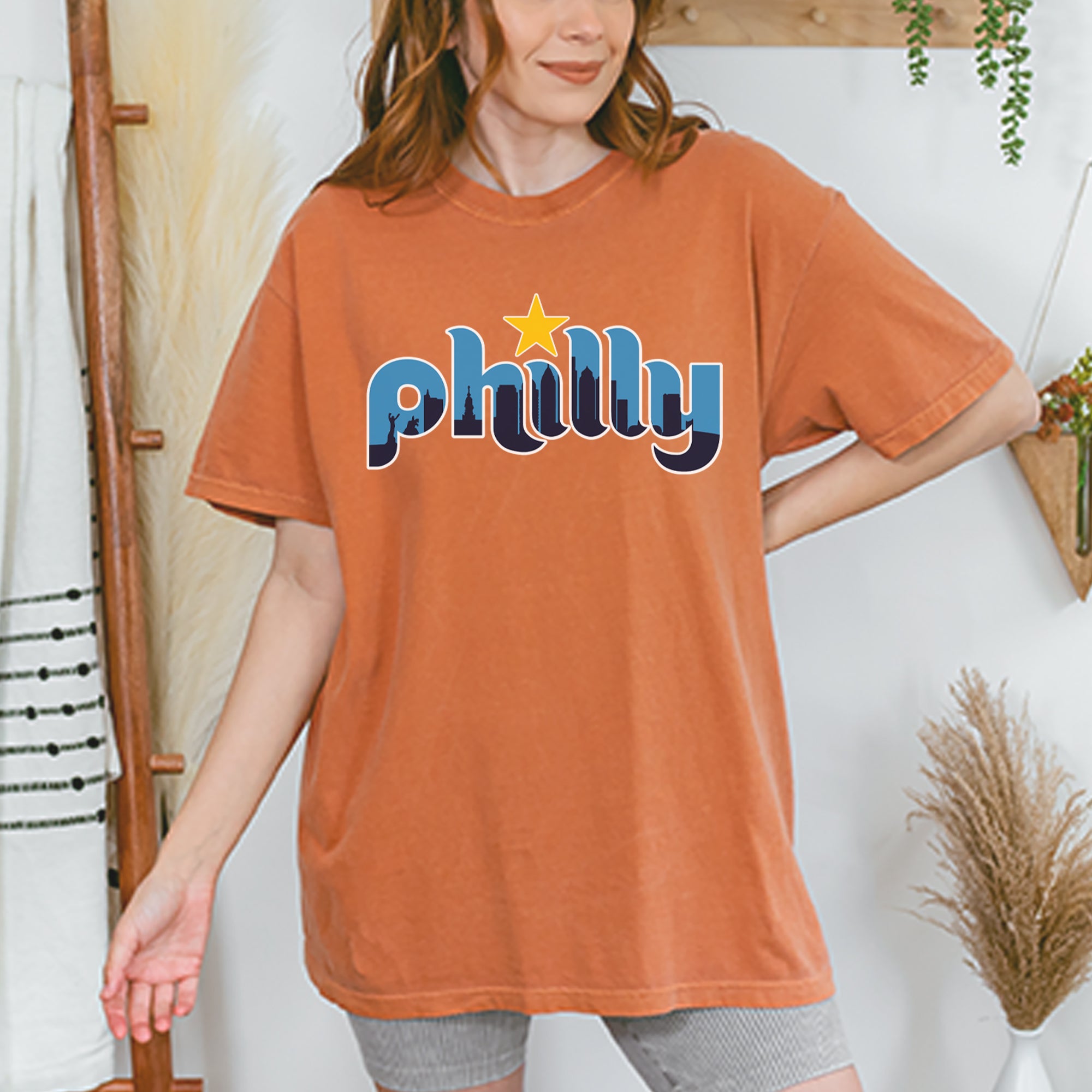 Skyline Philly Philadelphia Vintage Soft Unisex T-shirt 