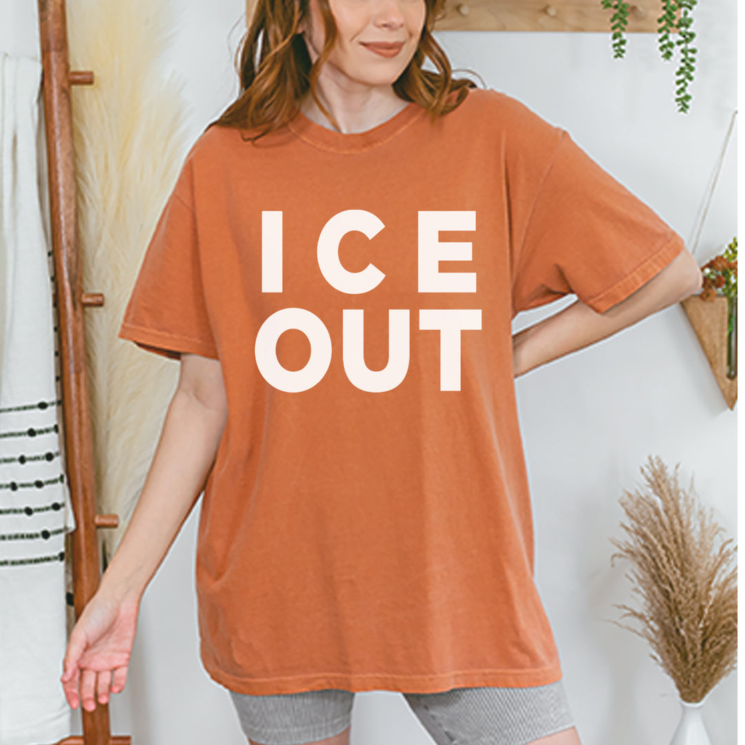 Ice Out Protest Vintage Soft Unisex T-shirt 