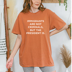 Immigrants Are Not Criminals Vintage Soft Unisex T-shirt 