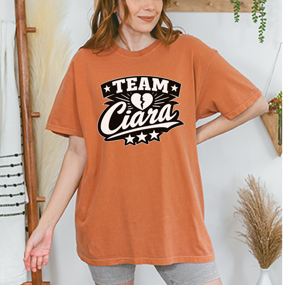 Team Ciara Scamanda Broken Heart Vintage Soft Unisex T-shirt 