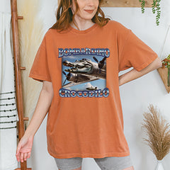 Bombardino Crocodilo Brainrot Vintage Soft Unisex T-shirt 