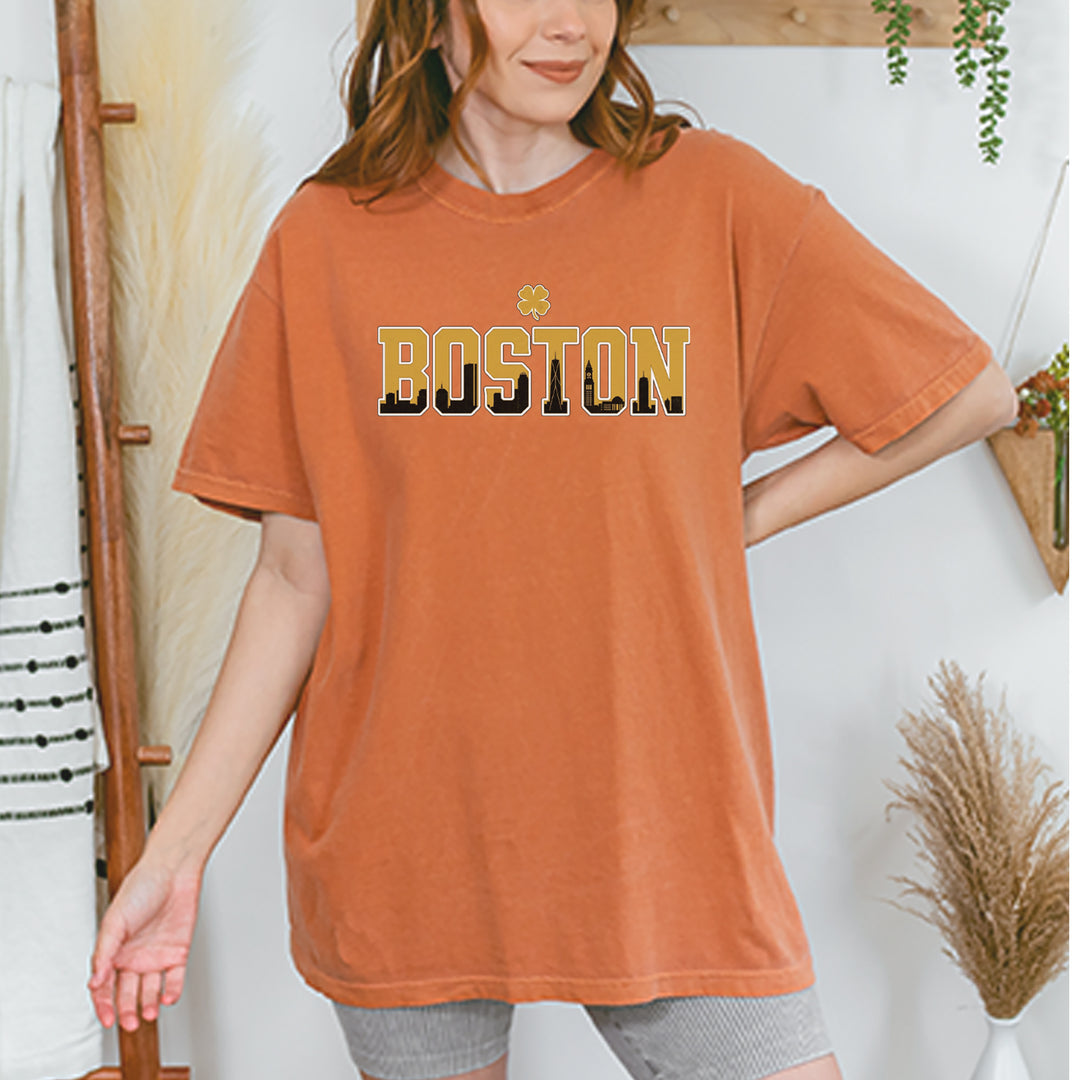 Boston City Pride Irish Vintage Soft Unisex T-shirt 