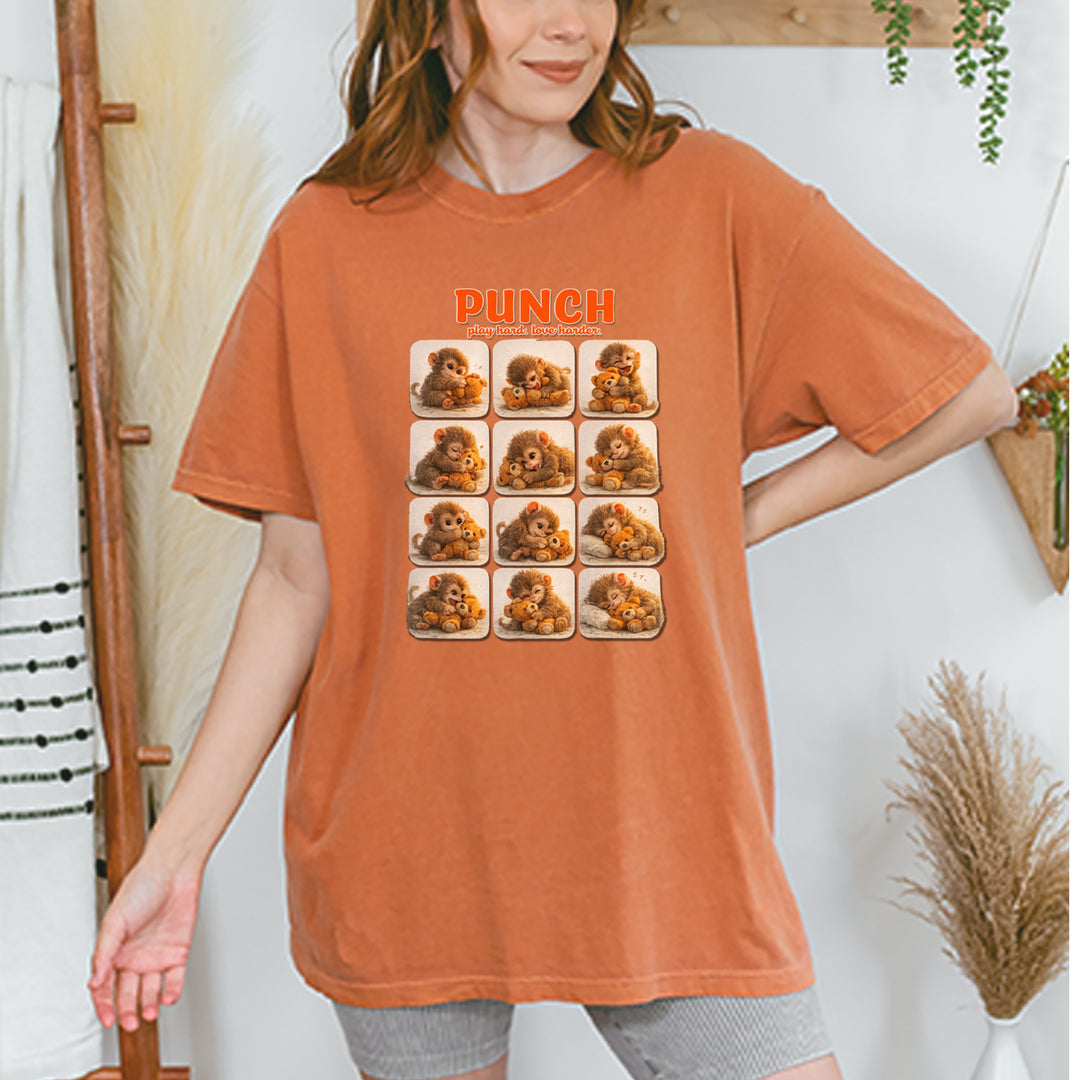 Punch Play Hard Love Harder Vintage Soft Unisex T-shirt 