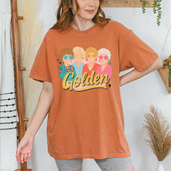 Stay Golden Girls Retro Vintage Soft Unisex T-shirt 
