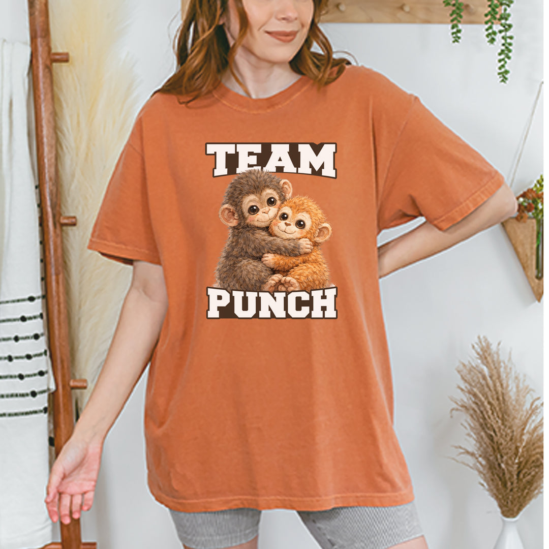 Team Punch Panchi-kun Monkey Vintage Soft Unisex T-shirt 