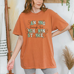 Dancing Through The Lightning Strikes Vintage Soft Unisex T-shirt 