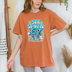 67 Brainrot Meme Slang Vintage Soft Unisex T-shirt 