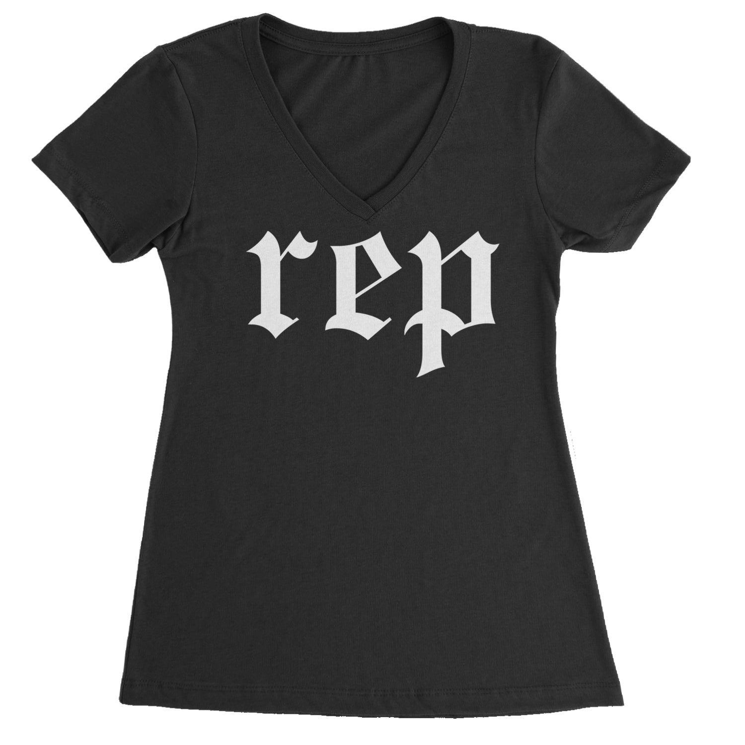 REP Reputation Eras Music Lover Gift Fan Favorite Ladies V-Neck T-shirt Black