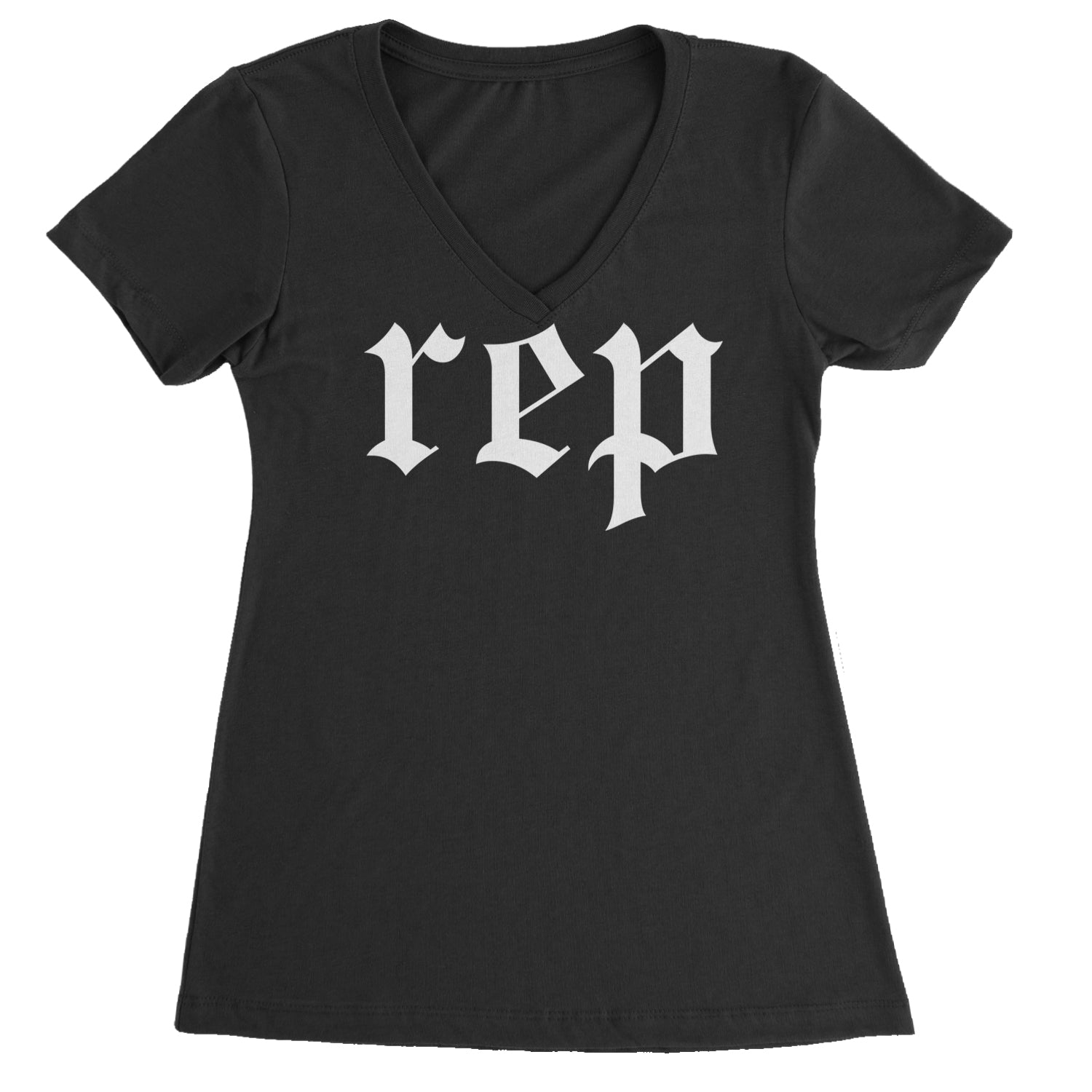 REP Reputation Eras Music Lover Gift Fan Favorite Ladies V-Neck T-shirt Black