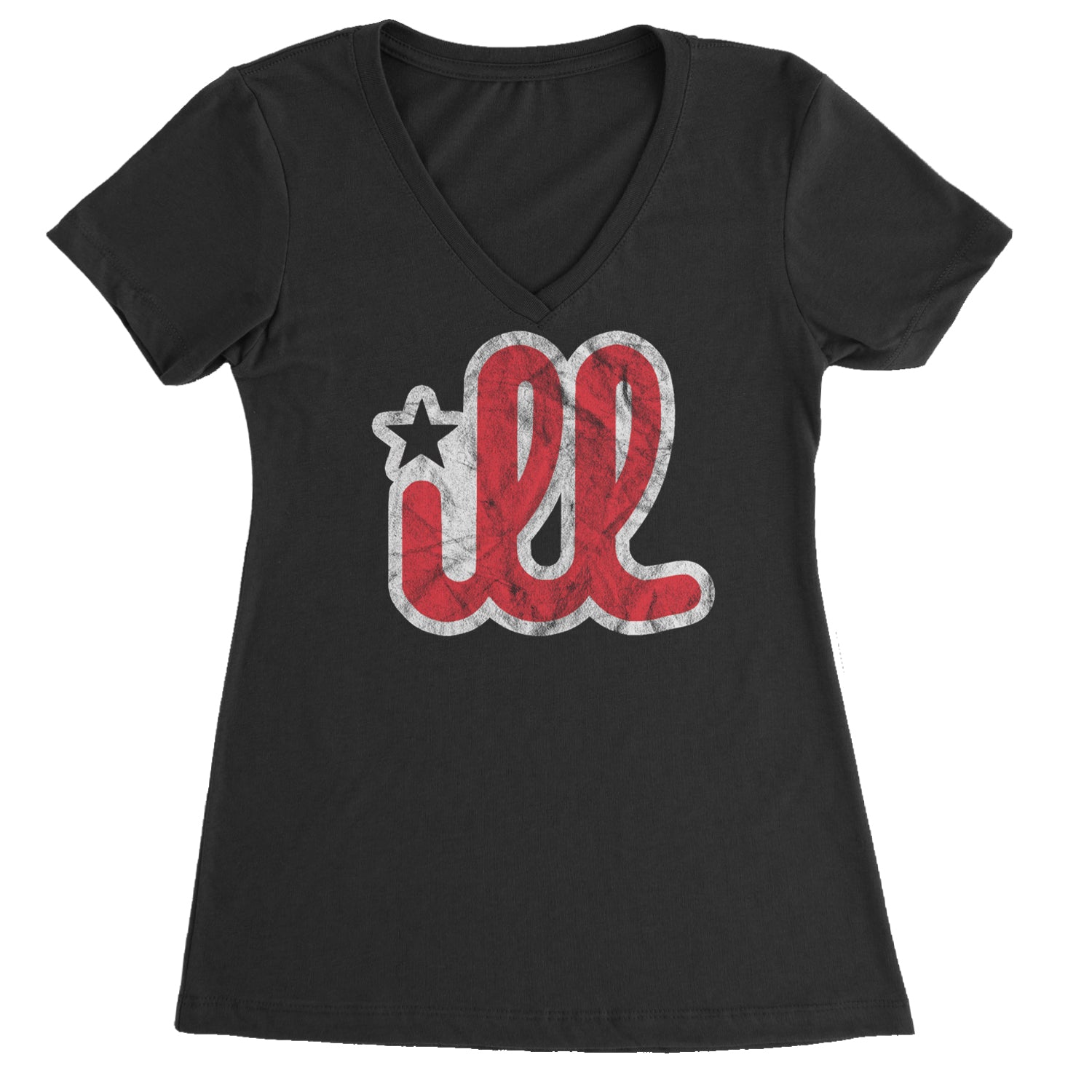 ILL Vintage It's A Philadelphia Philly Thing Ladies V-Neck T-shirt Black