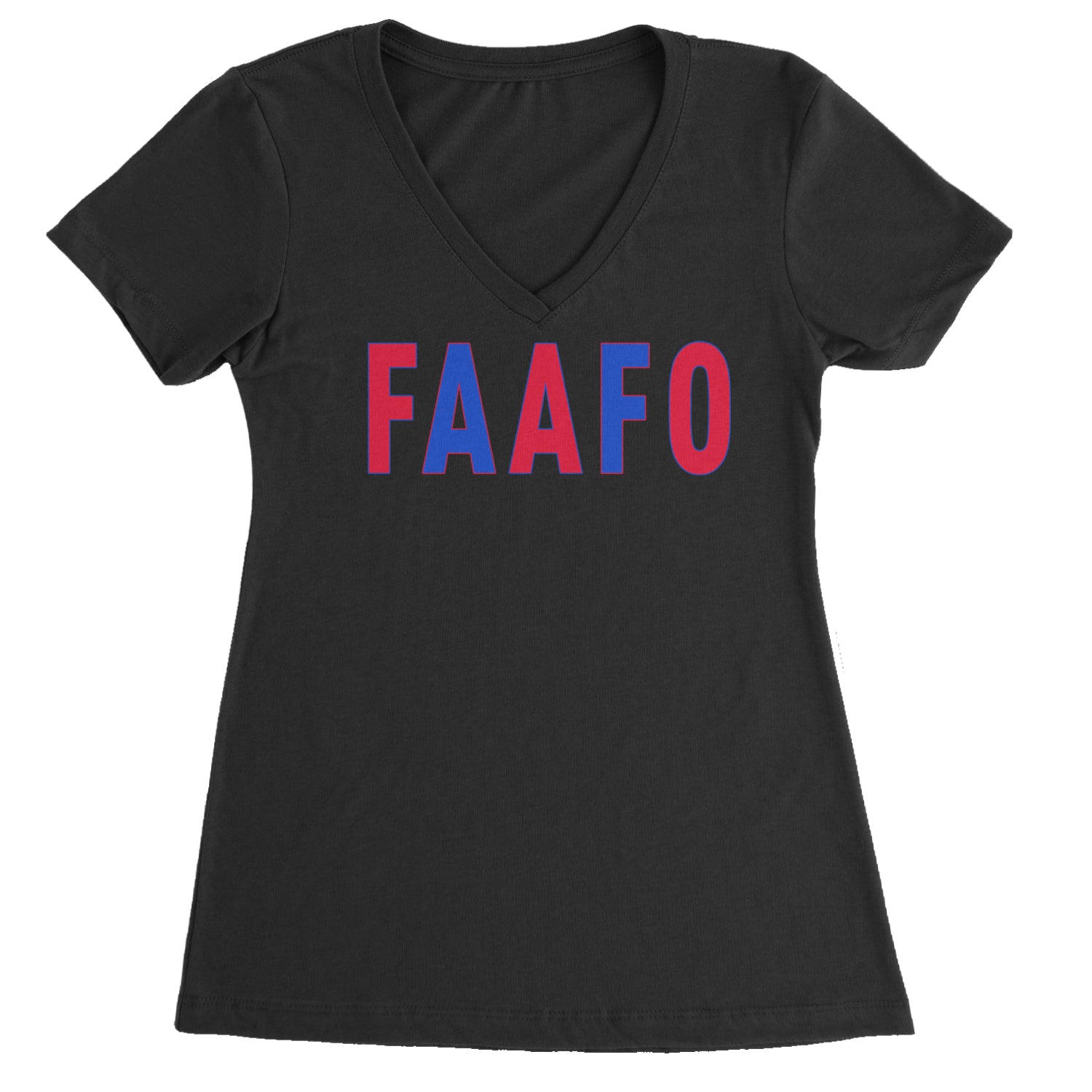 FAAFO Olympic Team USA Shirt Ladies V-Neck T-shirt White