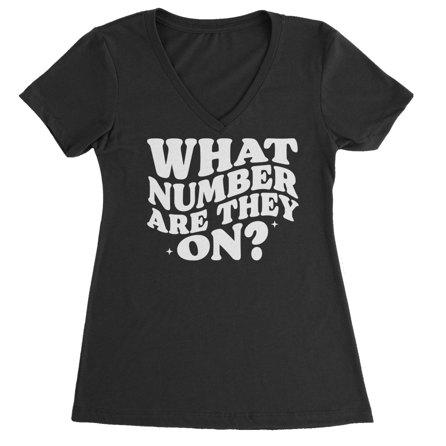 What Number Are They On Dance Ladies V-Neck T-shirt Black