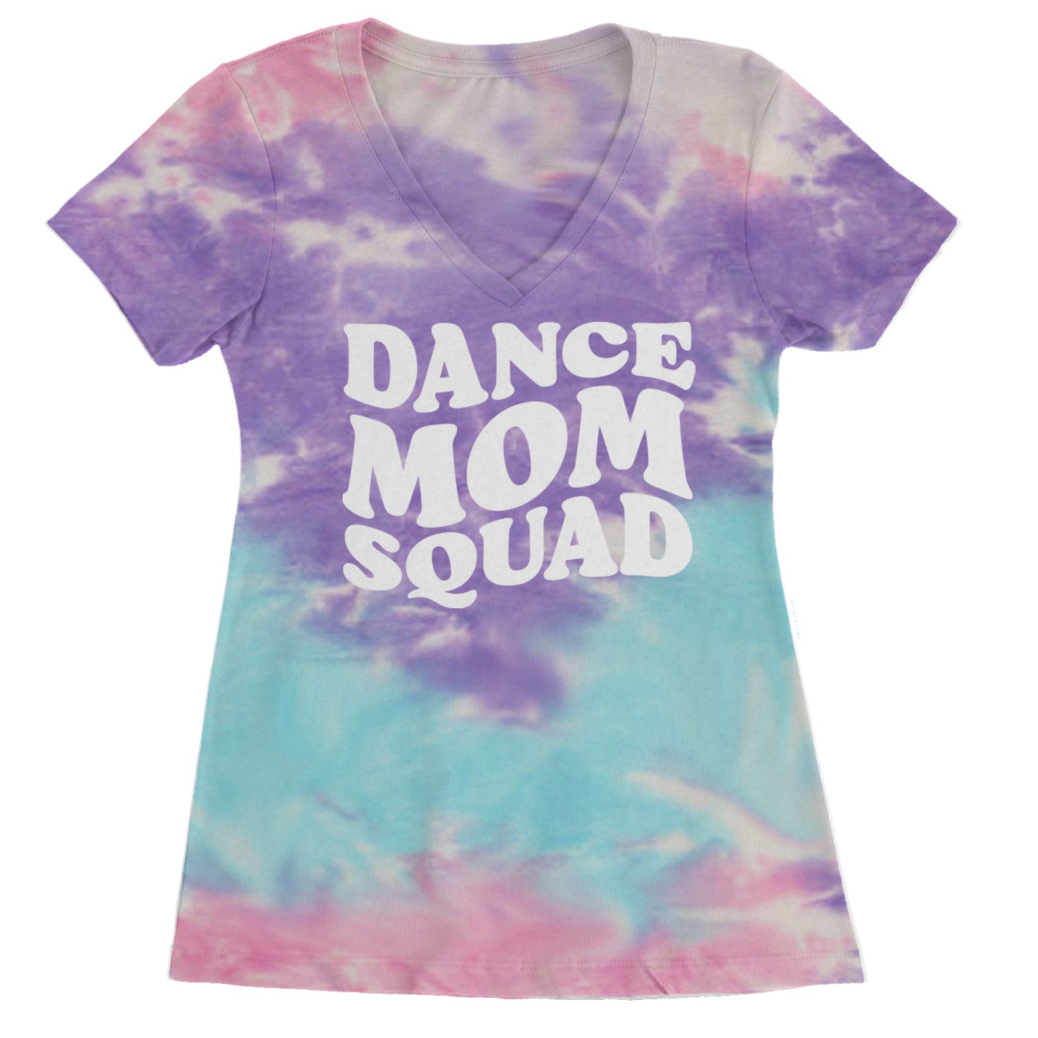 Dance Mom Squad Ladies V-Neck T-shirt Cotton Candy