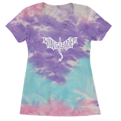 Wingleader Basgiath War College Ladies V-Neck T-shirt Cotton Candy