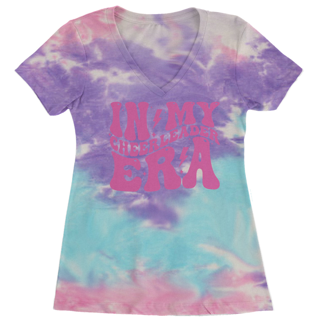 In My Cheerleader Era Ladies V-Neck T-shirt Cotton Candy